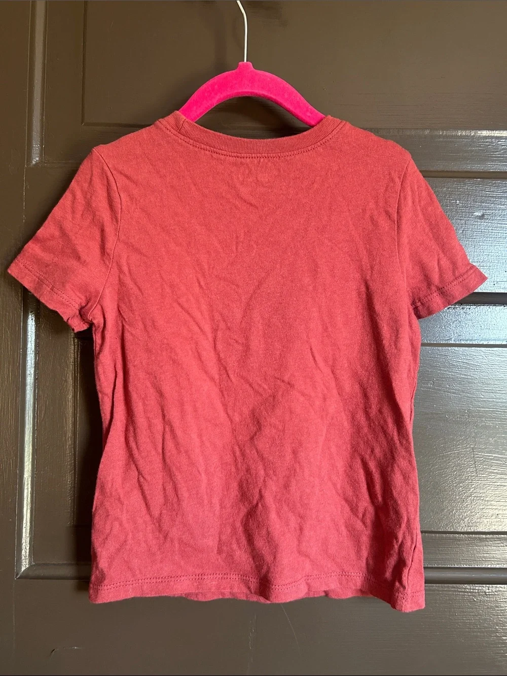 Old Navy Red Short-Sleeve Kids Baseball Graphic Tee; size 4T